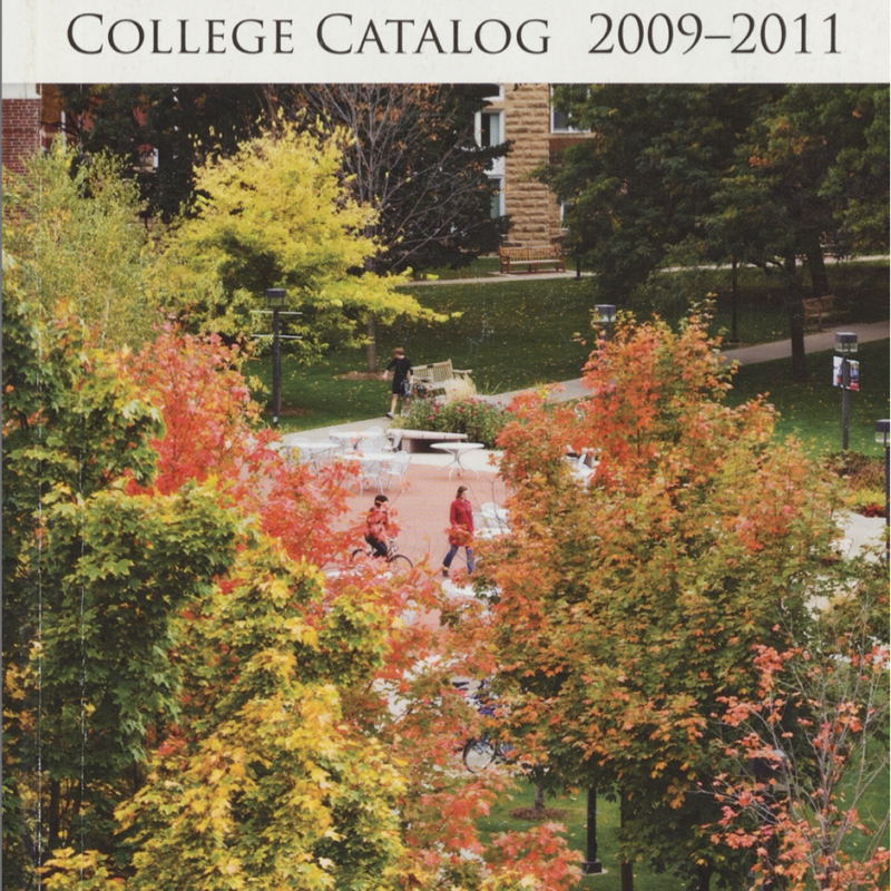 2009-2011 college catalog cover